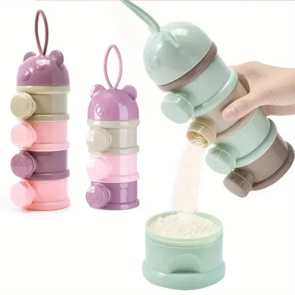 4 Step Milk Bottle Powder Dispenser - Image 2
