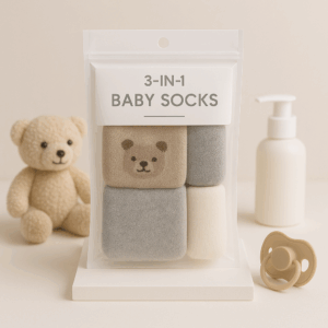 3-in-1 Baby Socks Set