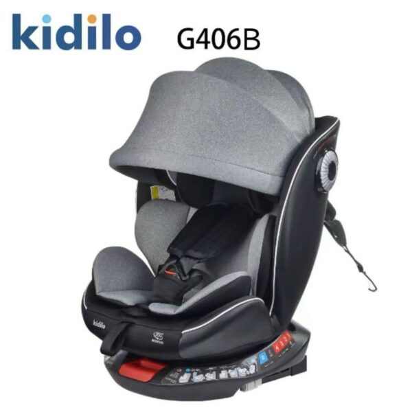 Kidilo Baby car seat grey