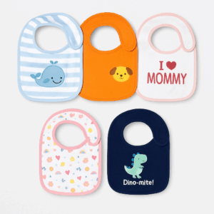 5‑in‑1 Baby Bibs Set
