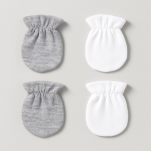 2‑Pair Baby Mittens Set