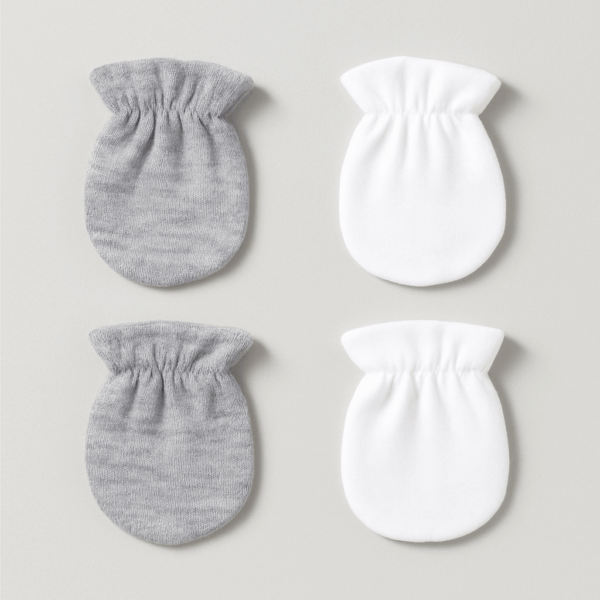 2‑Pair Baby Mittens Set