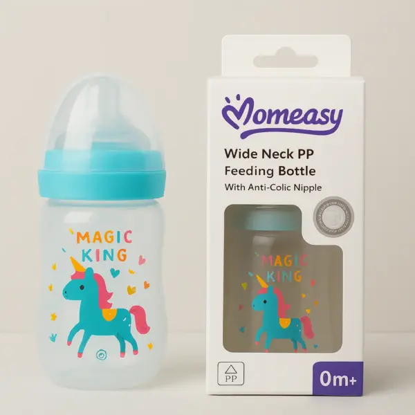 Momeasy 120ml Anti-Colic Nipple Feeding Bottle – Comfort Feeding - Image 2