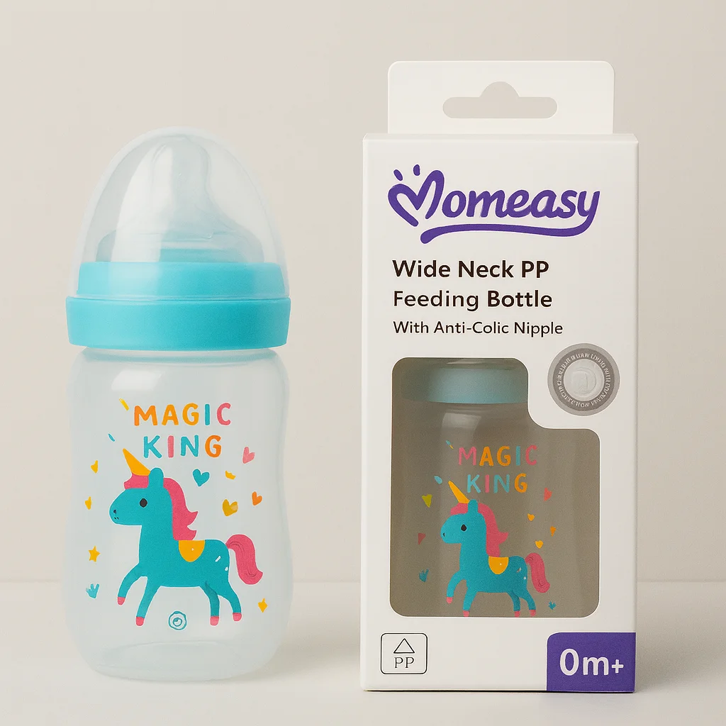 Momeasy 120ml Anti-Colic Nipple Feeding Bottle – Comfort Feeding - Image 2