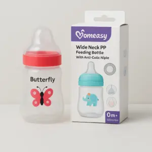 Momeasy 120ml Anti-Colic Nipple Feeding Bottle – Comfort Feeding