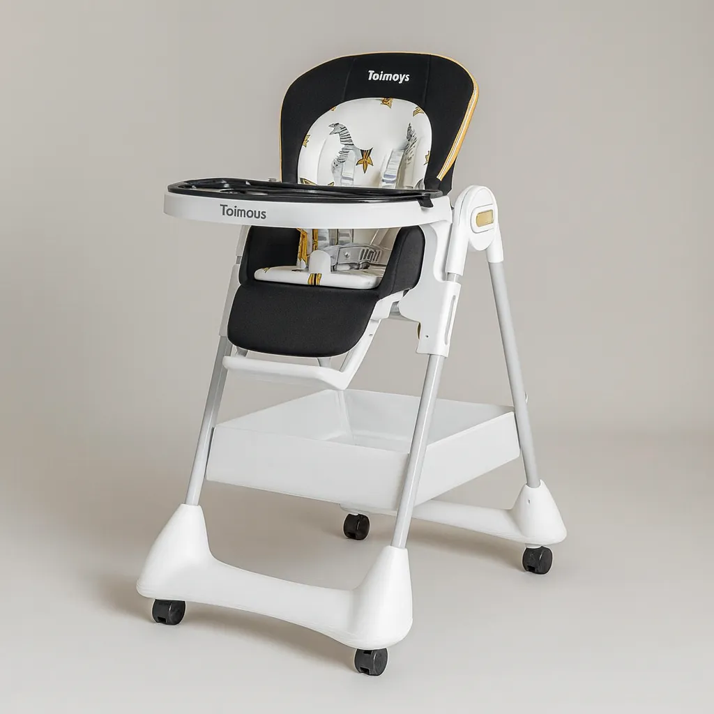 Toimoys Multifunctional Baby High Chair – Adjustable, Safe, Modern Seat