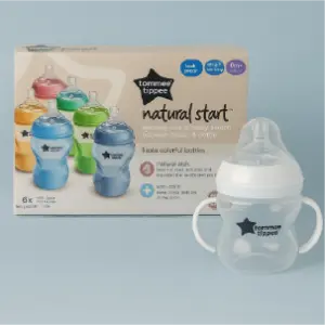Tommee Tippee 6x260ml Natural Start Baby Feeding Bottles