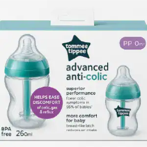Tommee Tippee Advanced Anti-Colic 2-in-1 Baby Bottle
