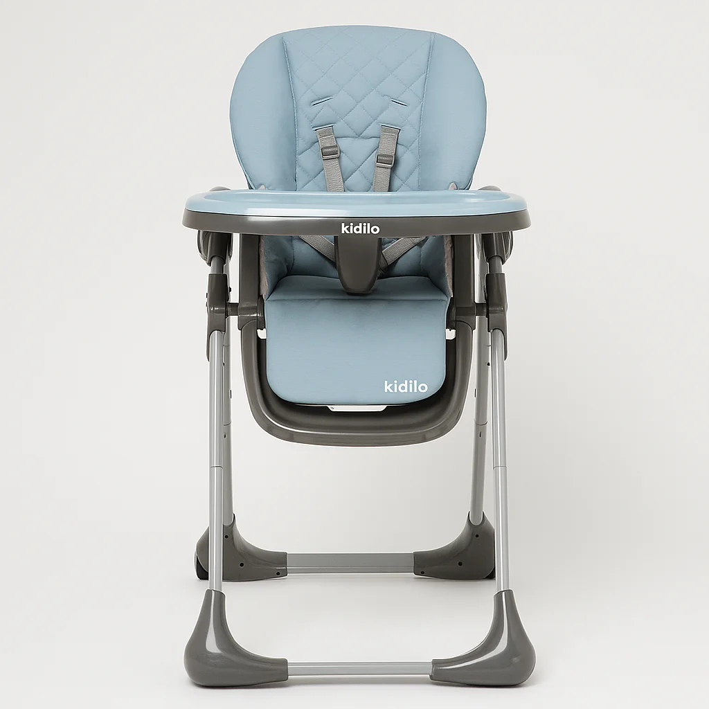 Kidilo Baby High Chair – Adjustable, Safe, Table-Height Toddler Seat - Image 2