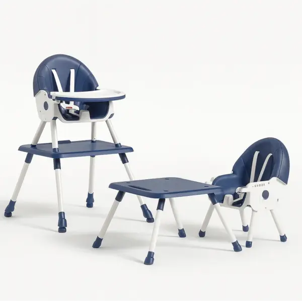 2in1 Detachable Baby High Chair: Convertible Table & Seat Solution