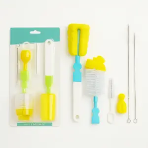 5pcs Baby Bottle Cleaning Brush Set – Feeding Accessory Cleaner