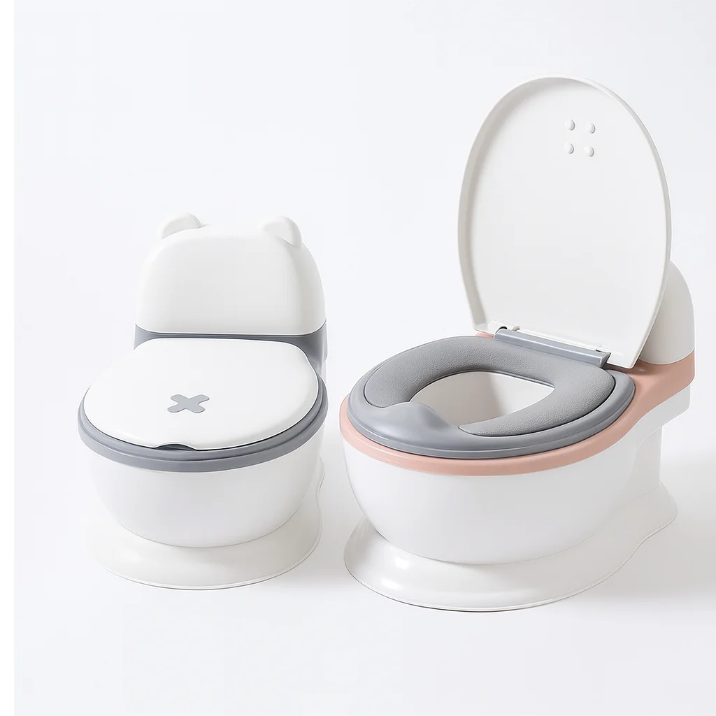 Baby Potty Trainer with Soft Seat & Splash Guard for Toddlers