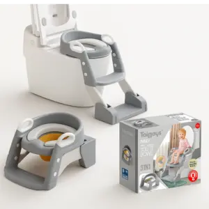 Toimoys Multifunctional Baby Toilet Potty with Ladder – Toddler Training Seat