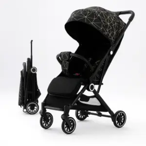Collapsible Lightweight Baby Stroller – Travel Friendly, Foldable