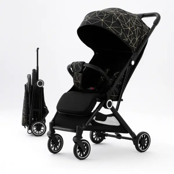 Collapsible Lightweight Baby Stroller – Travel Friendly, Foldable