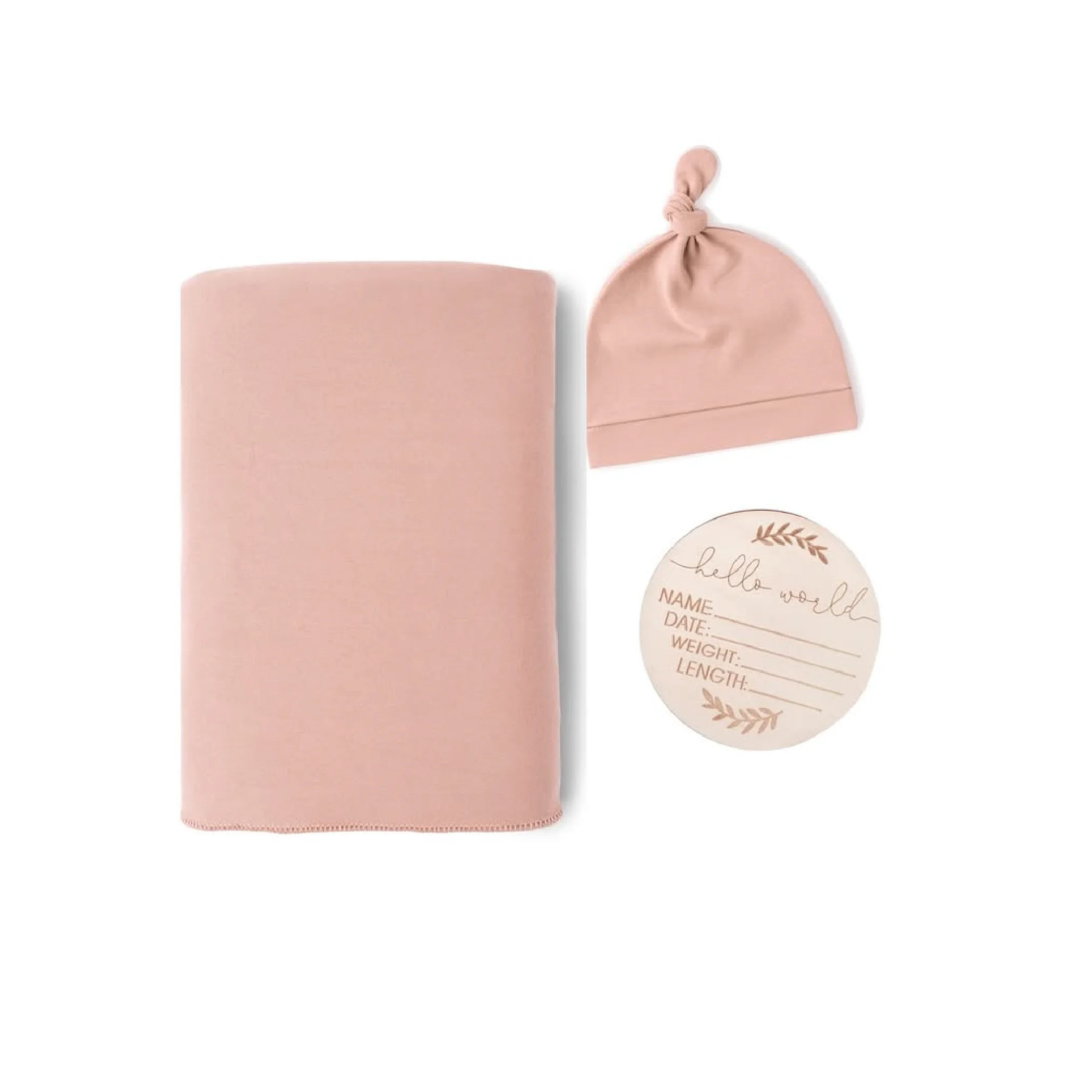 2in1 Baby Swaddle Wrap & Cap Set – Coordinated Newborn Comfort - Image 2