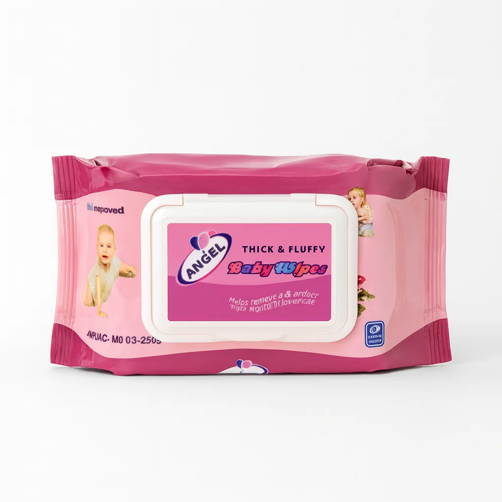 Angel Baby Wipes Gentle & Moisturizing Wipes, Alcohol-Free