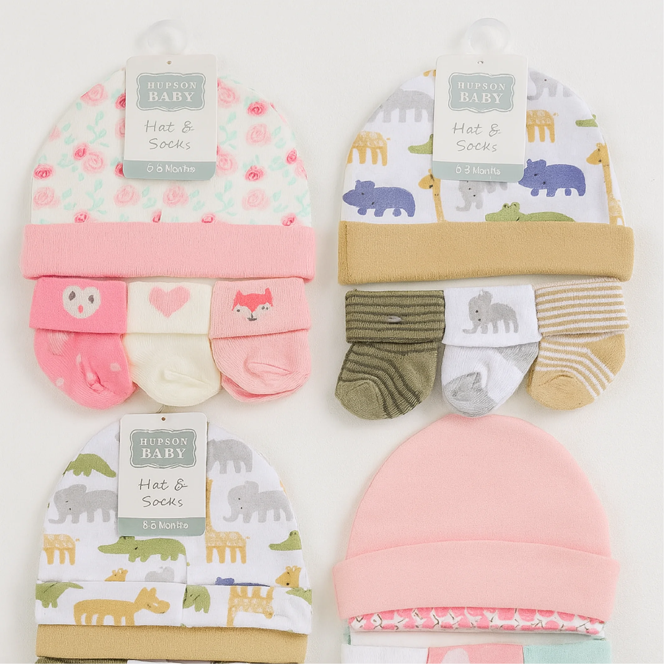 3in1 Baby Cap & Socks Set – Warm, Cozy, Convinient, Newborn Essentials.