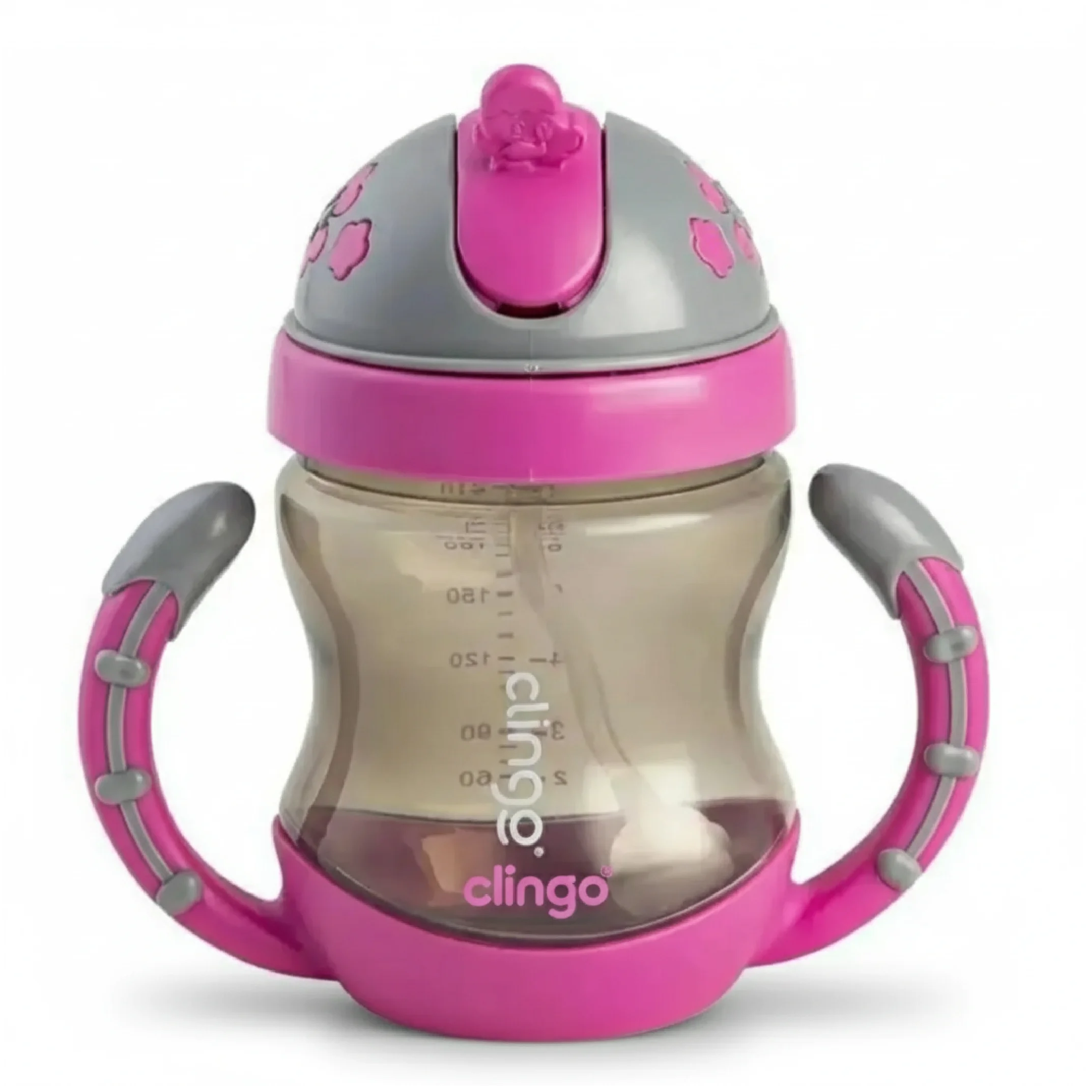 Clingo Training Cup with Handles – Baby Transition Sippy, BPA-Free
