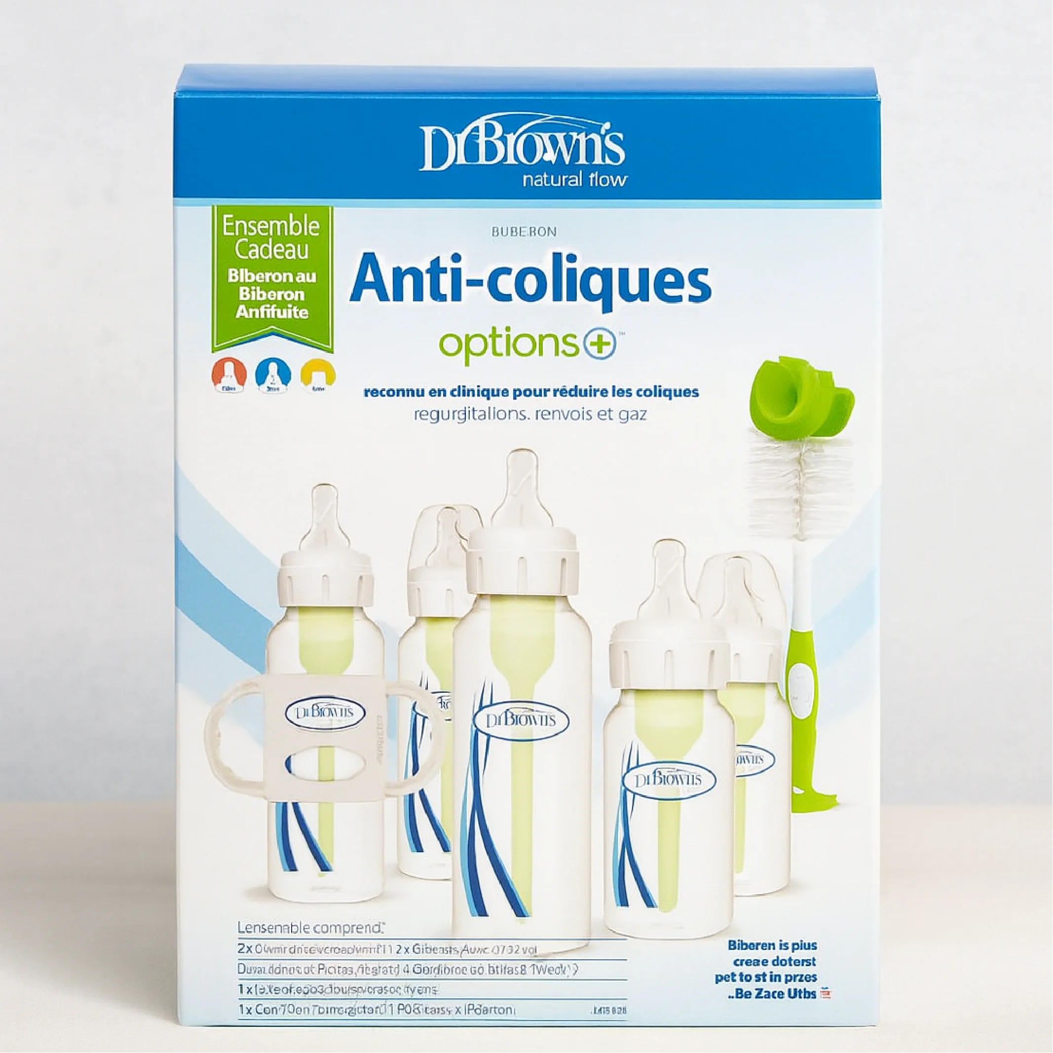 Dr Brown's Anti-Colic Baby Bottle Sippy Gift Set | Newborn Feeding