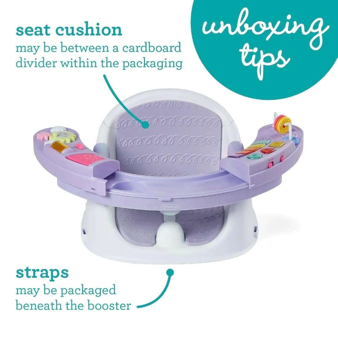 Infantino 3-in-1 Booster Seat, Feeding & Play Chair for Toddlers - Image 2