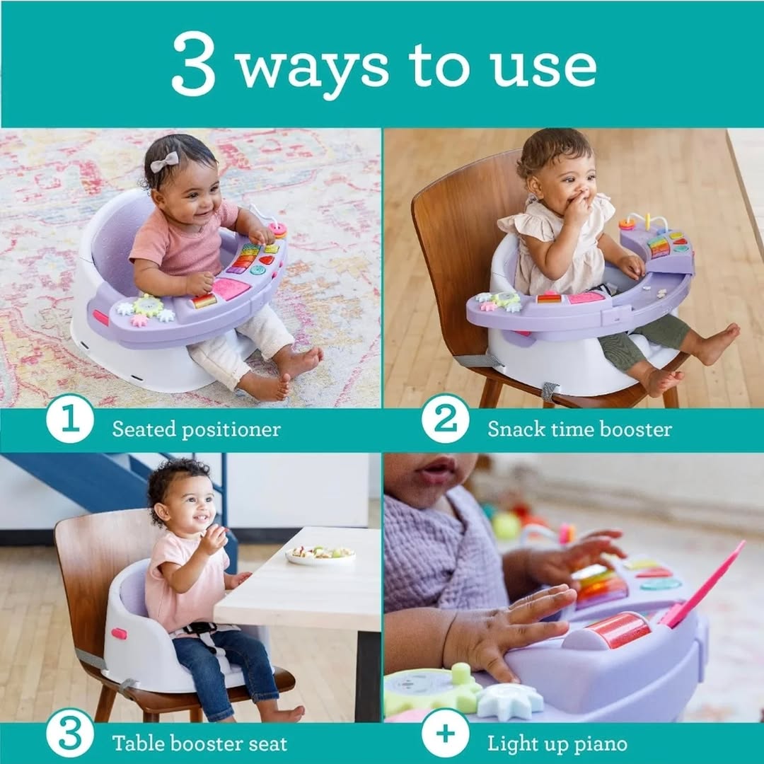 Infantino 3-in-1 Booster Seat, Feeding & Play Chair for Toddlers - Image 3