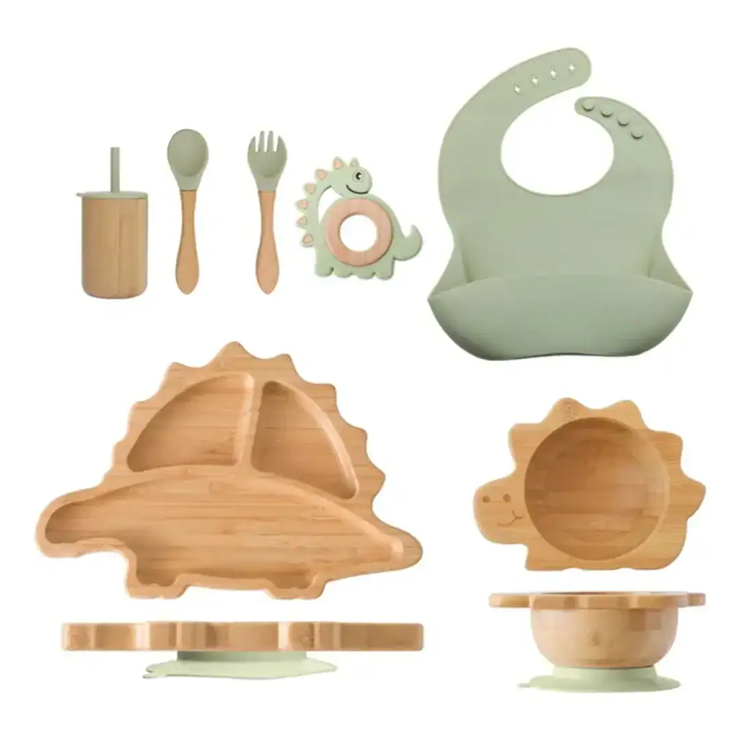 Premium Bamboo Feeding Set – Complete Weaning Essentials for Modern Moms - Image 3