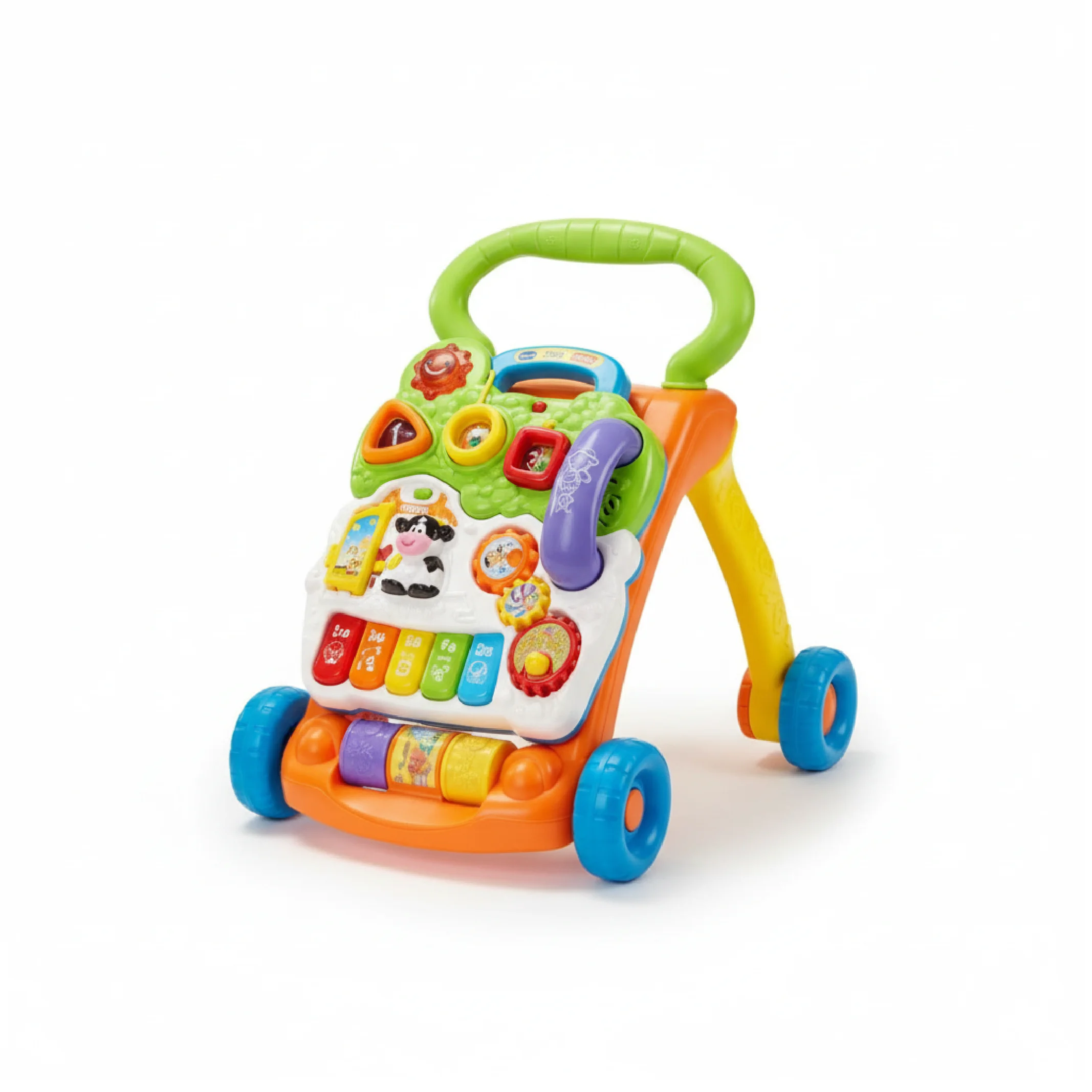 VTech Sit-to-Stand Learning Walker for Babies & Toddlers – Lights, Music, Activity Panel - Image 2