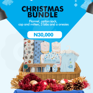 Christmas/New Year Gift Bundle for Toddlers: Flannel, Onesie, Mittens & More