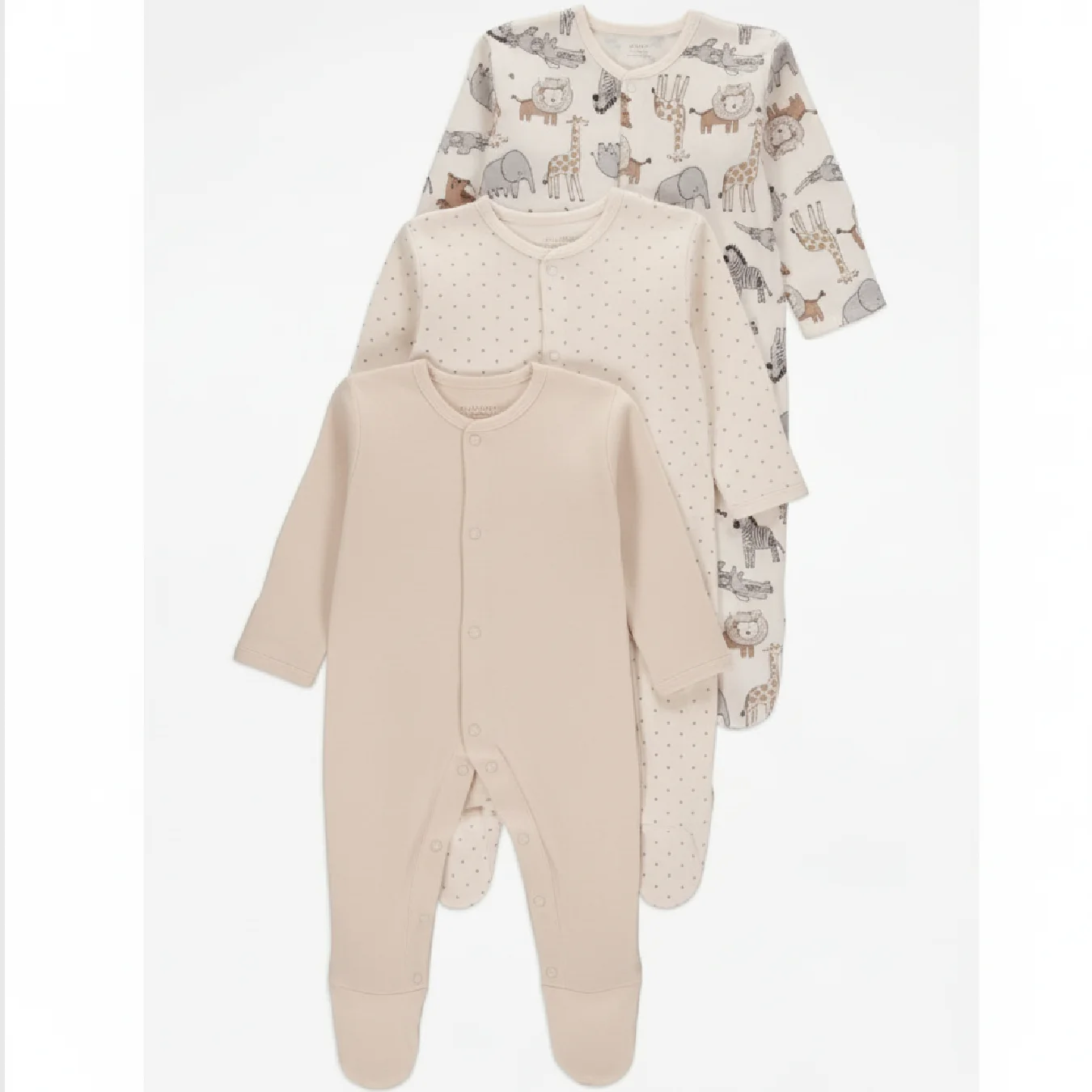 George Snap Buttons Baby Sleepsuit – Comfort & Convenience for Little Ones