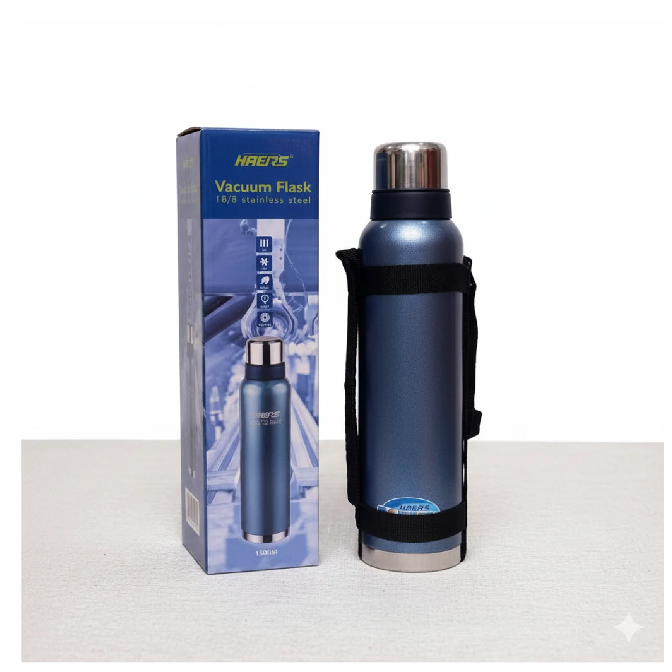 Haers Vacuum Flask 1.6L – Hot & Cold, Maternity & Baby Use