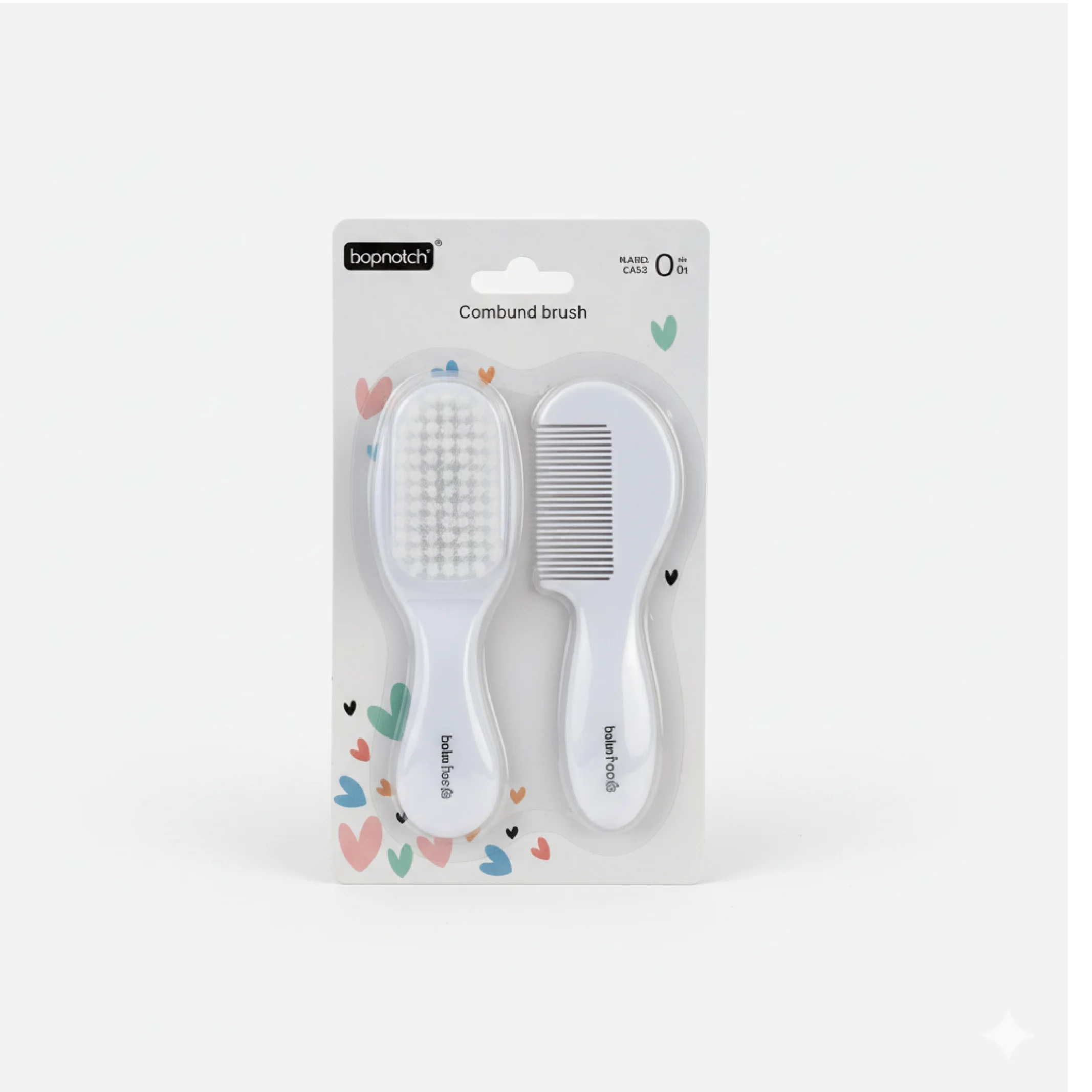 2-in-1 Baby Brush and Comb Set – Gentle Grooming Essentials for Delicate Baby Hair