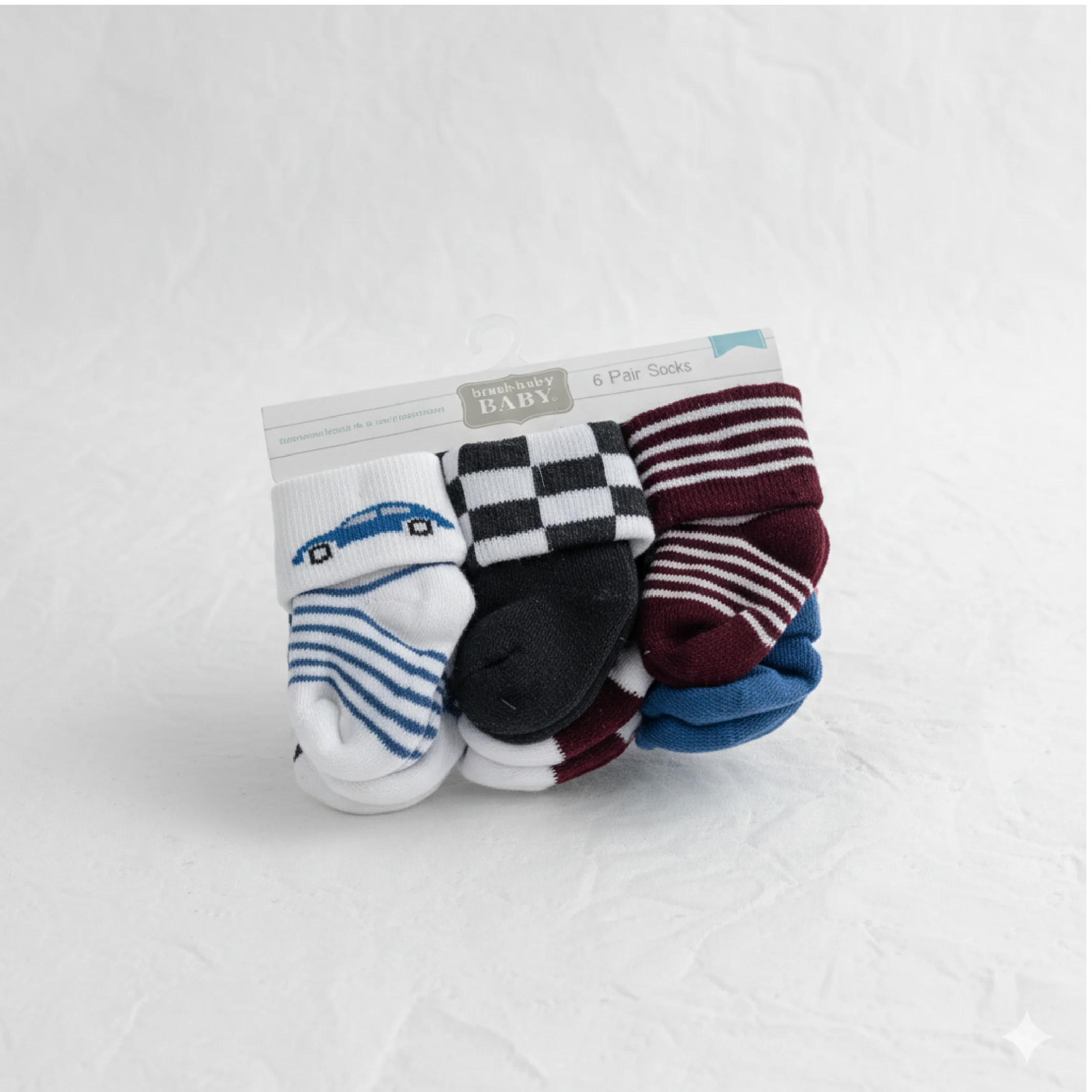 6-in-1 Hudson Baby Socks – Soft, Cozy & Gentle Everyday Essentials for Babies