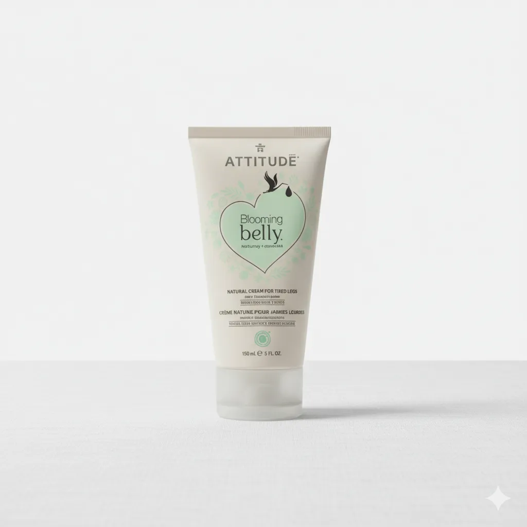 Attitude Blooming Belly Natural Cream – Soothing Cooling Relief for Pregnancy Leg Discomfort