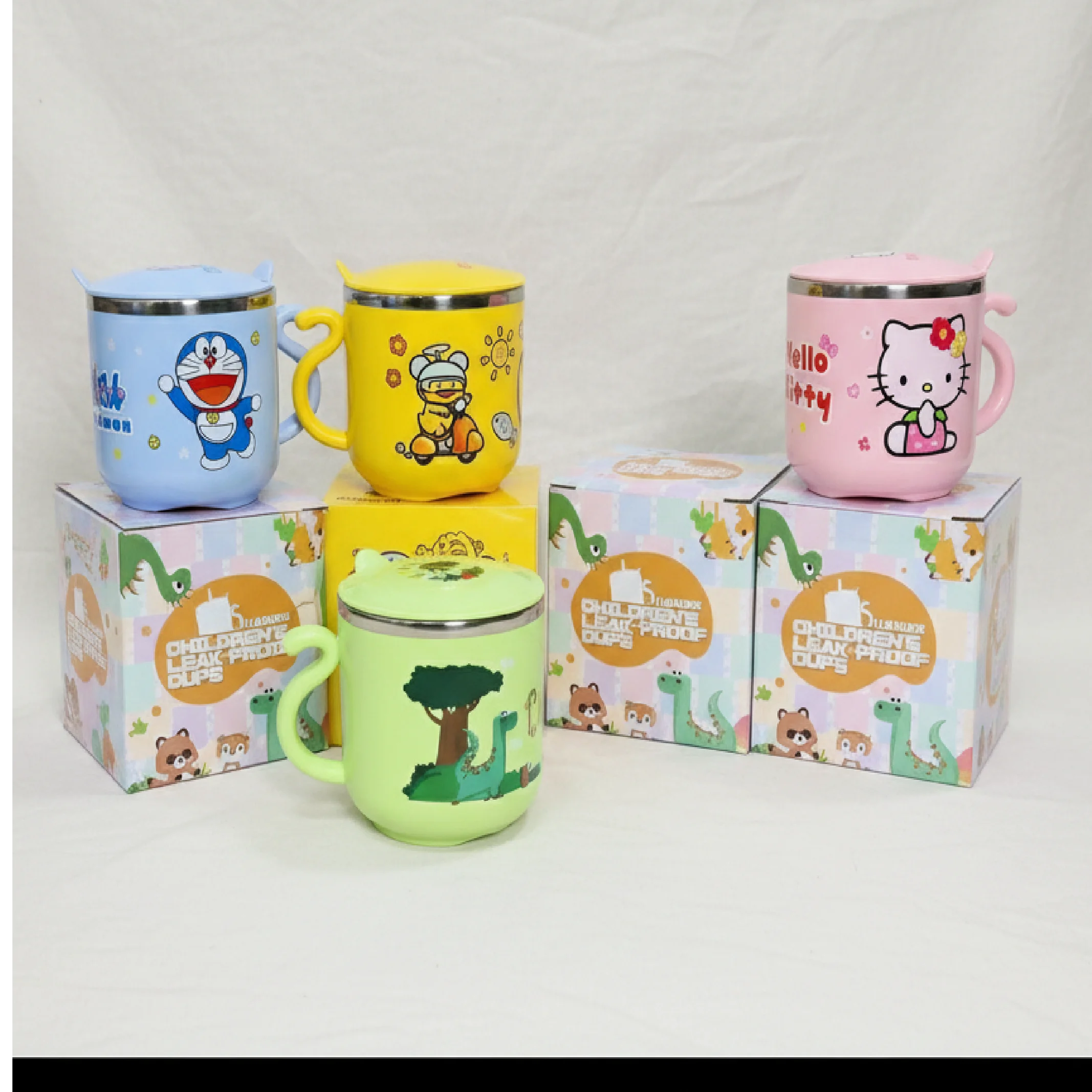 Baby Cup with Spoon – Spill-Resistant Feeding Cup for Easy & Mess-Free Meals