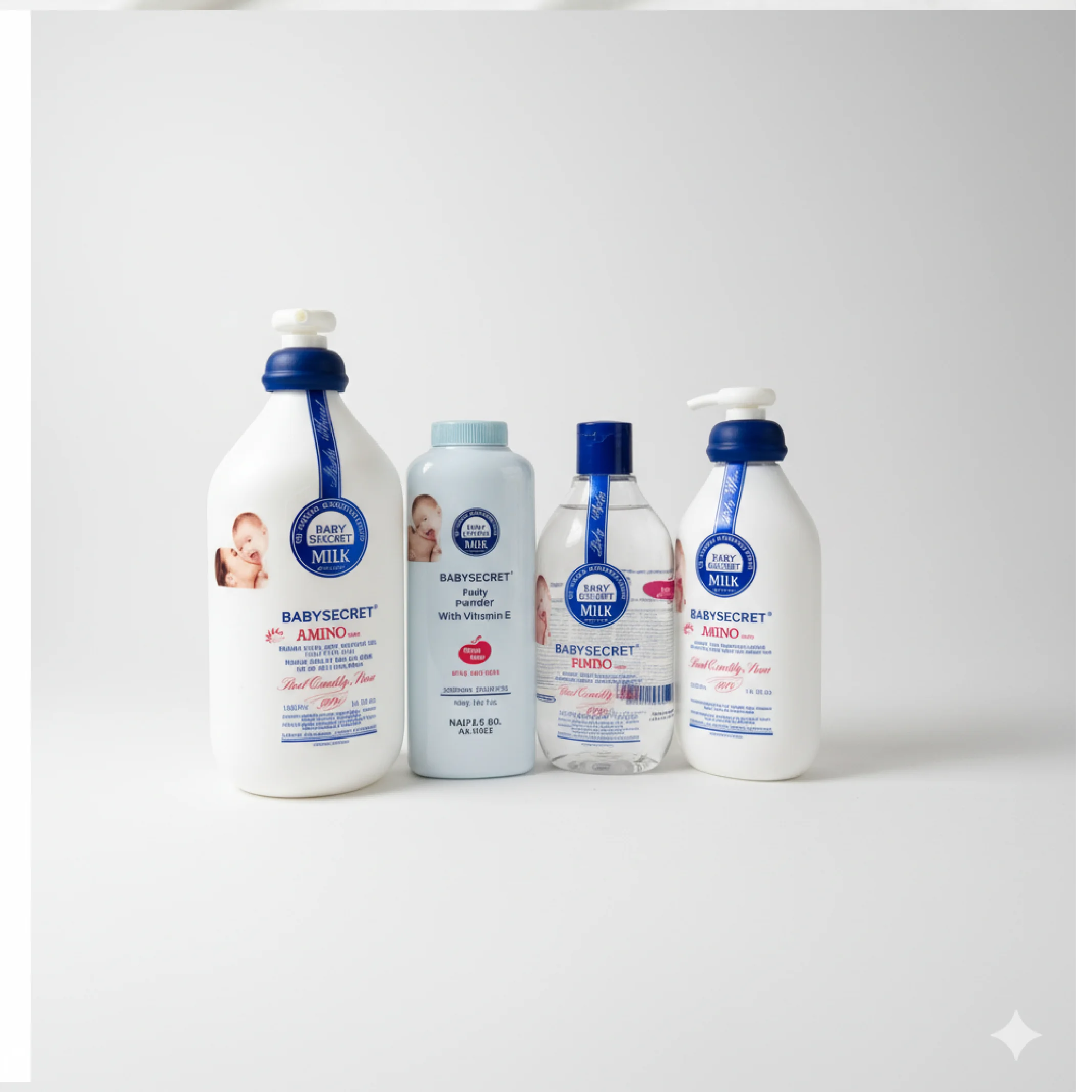 Baby Secret Set – Complete Baby Skincare Essentials (Wash, Lotion, Oil & Powder)