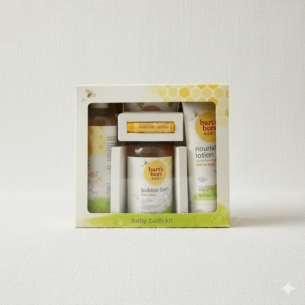 Burt’s Bees Baby Bath Kit 5 Pieces Set