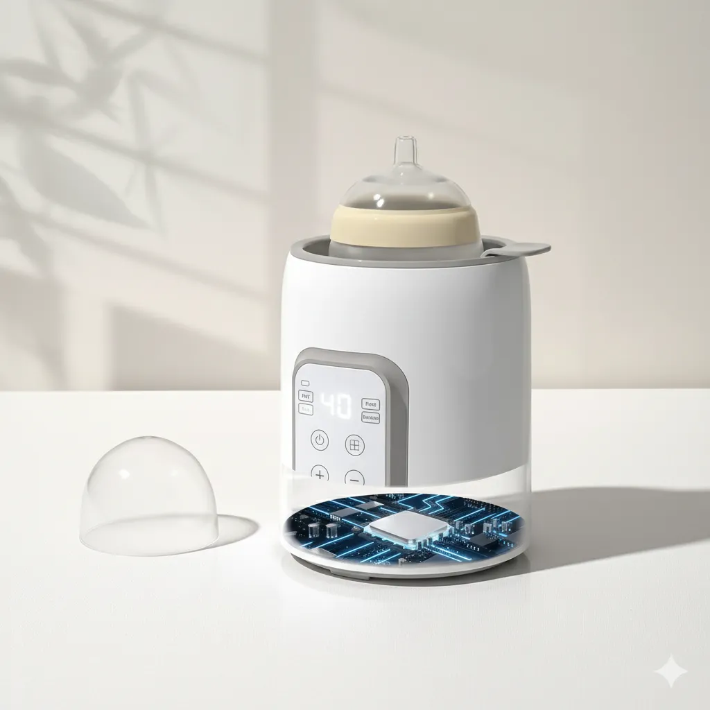 Grownsy 8-in-1 Fast Baby Bottle Warmer with Timer – Safe for Breastmilk Nutrients, Accurate Temperature Control, Defrost, Sterilizing, - Image 2